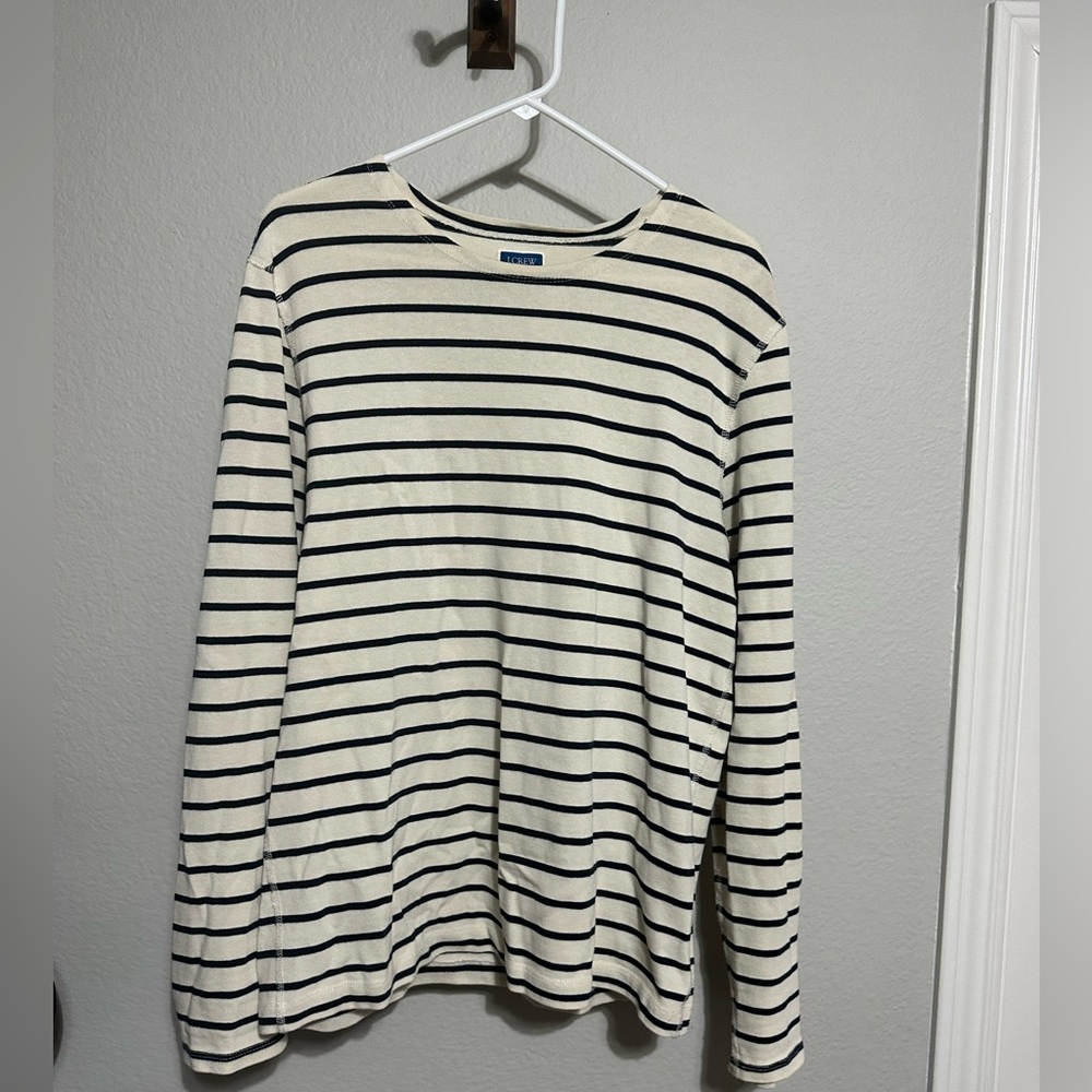Jcrew striped full sleeve shirt